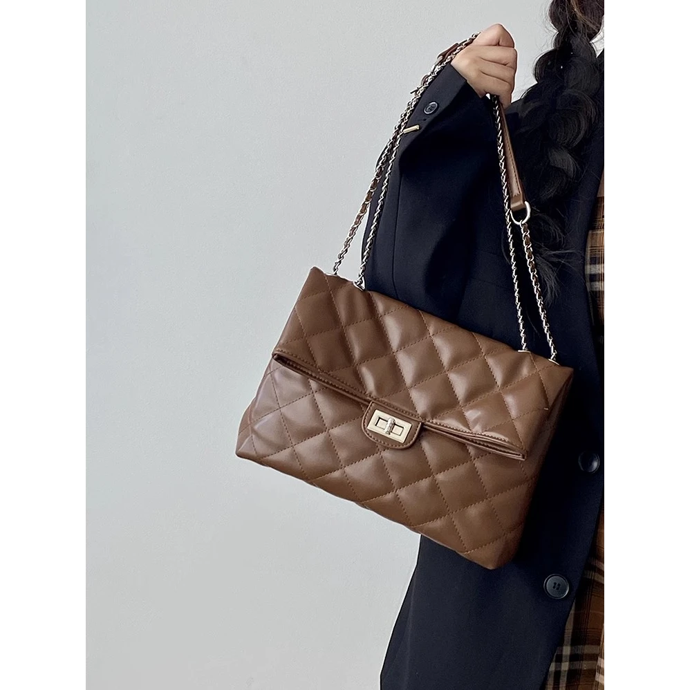 19小众设计新款女包秋冬包链条复古通勤手提单肩包