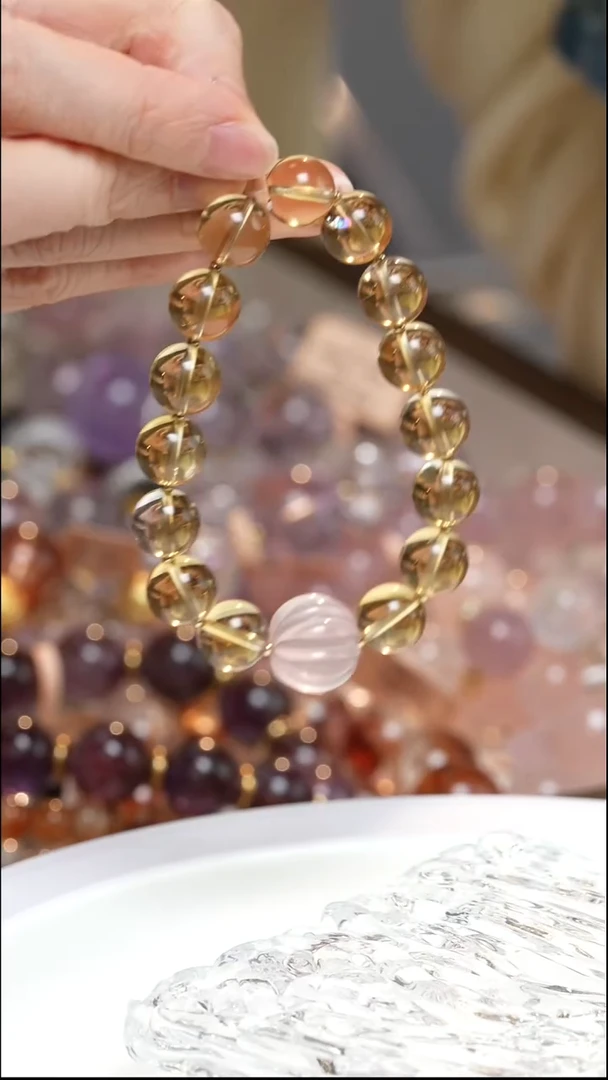 未镶嵌手串水晶黄水晶手串·MM0025NOV814L161