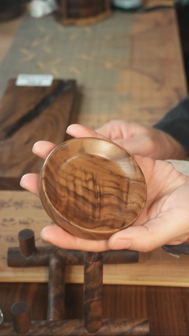 北美黑胡桃木茶盘368