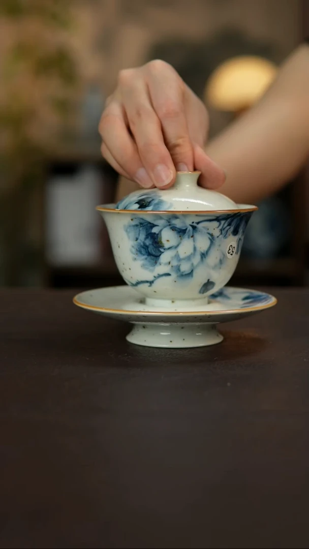 杯景德镇陶瓷杯碗柴烧多人