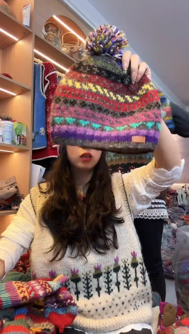 纯棉?***?百羊毛冷帽A644