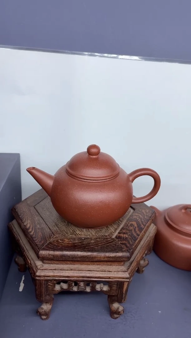 茶壶紫砂红降坡 标准水平