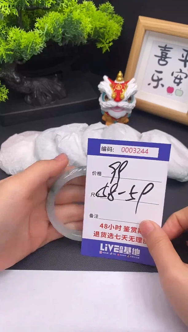 未镶嵌手镯翡翠0003244