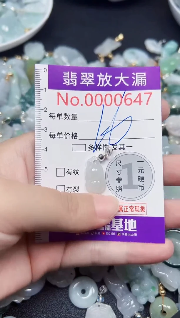 颈饰未镶嵌翡翠647