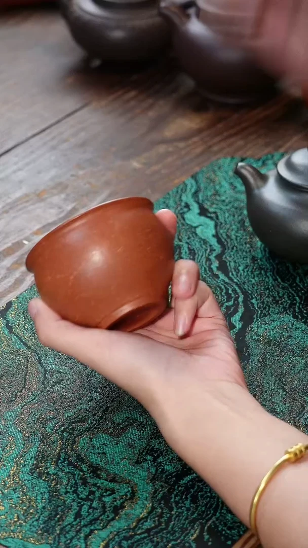 茶杯紫砂降坡泥主人杯