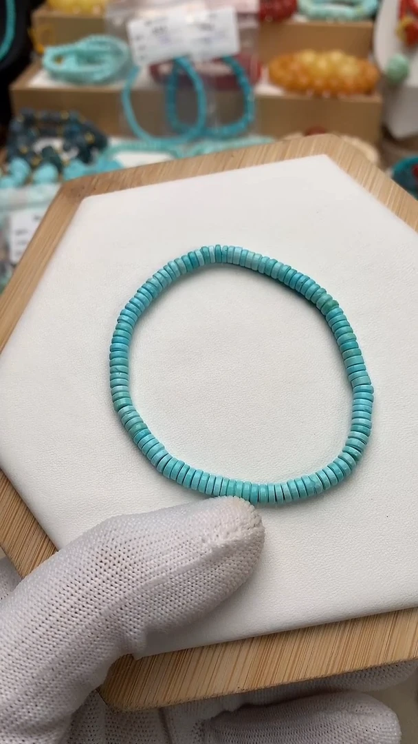 未镶嵌绿松石珠宝半成品56