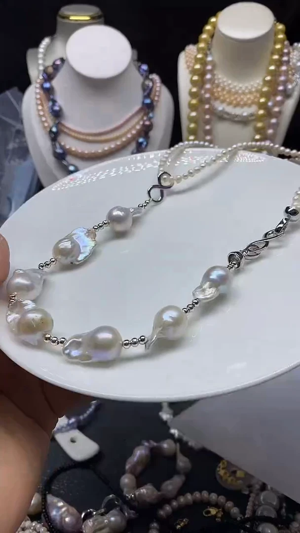 颈饰未镶嵌淡水珍珠多人