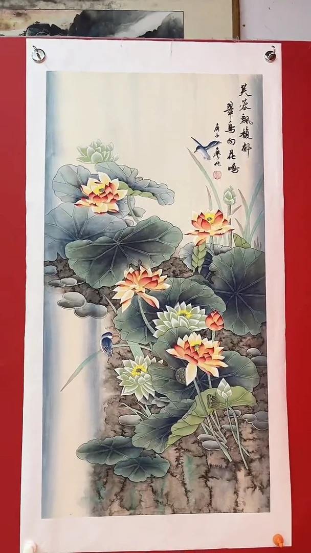 国画廖化老师国画作品