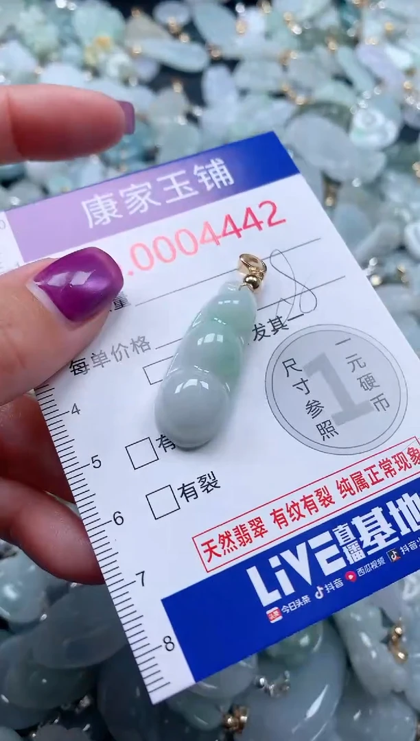 颈饰未镶嵌翡翠4442