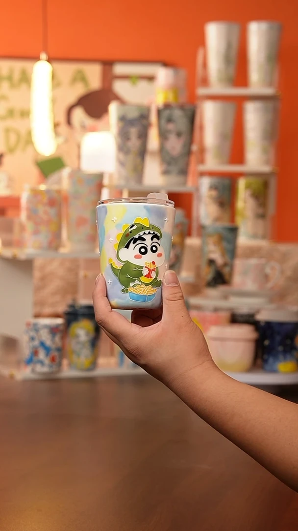 景德镇手工手绘文创陶瓷杯