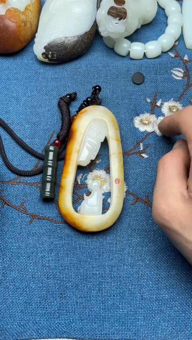 颈饰未镶嵌和田玉源*1