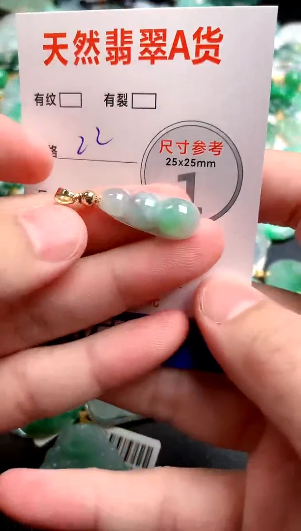 翡翠未镶嵌颈饰24000365