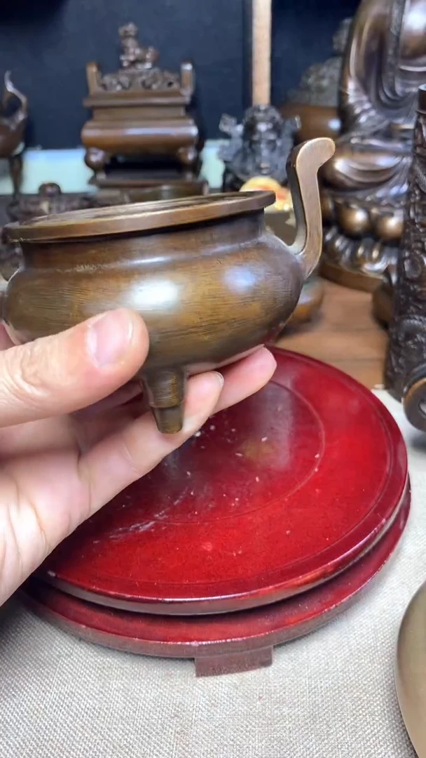 【闪购商品】苏工 普工精品铜 摆件熏香炉