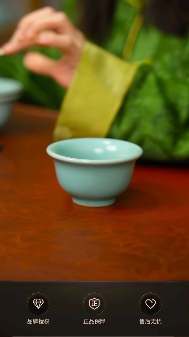 仿古大压手杯不完美 青杰底款