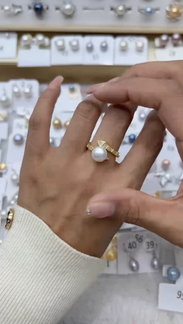 【闪购商品】淡水珍珠耳饰合金46