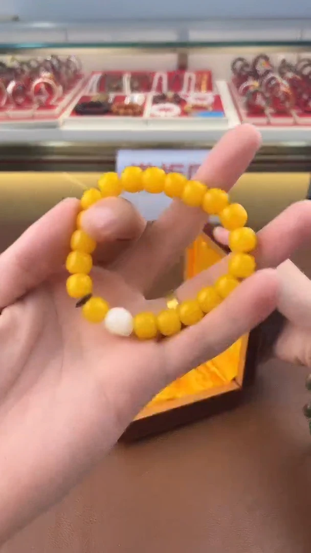 得闲文玩阁黄玉菩提链接@@l052