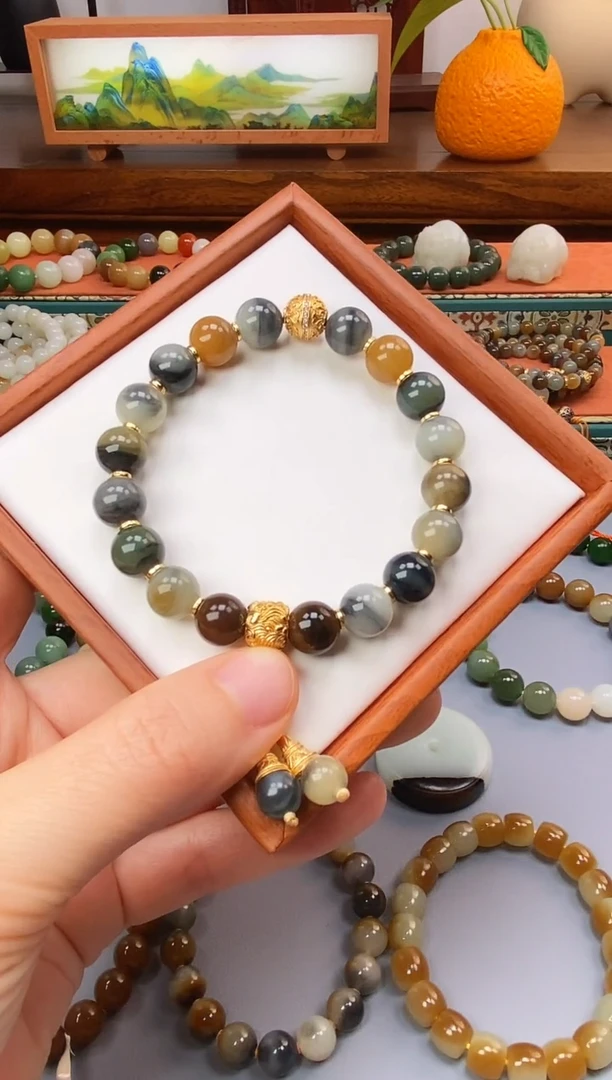 未镶嵌手串和田玉新疆楼兰手持