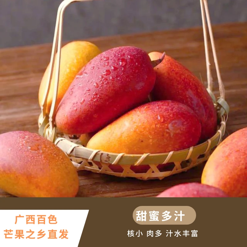 福利专享 广西百色贵妃芒 50-100g小果 五斤