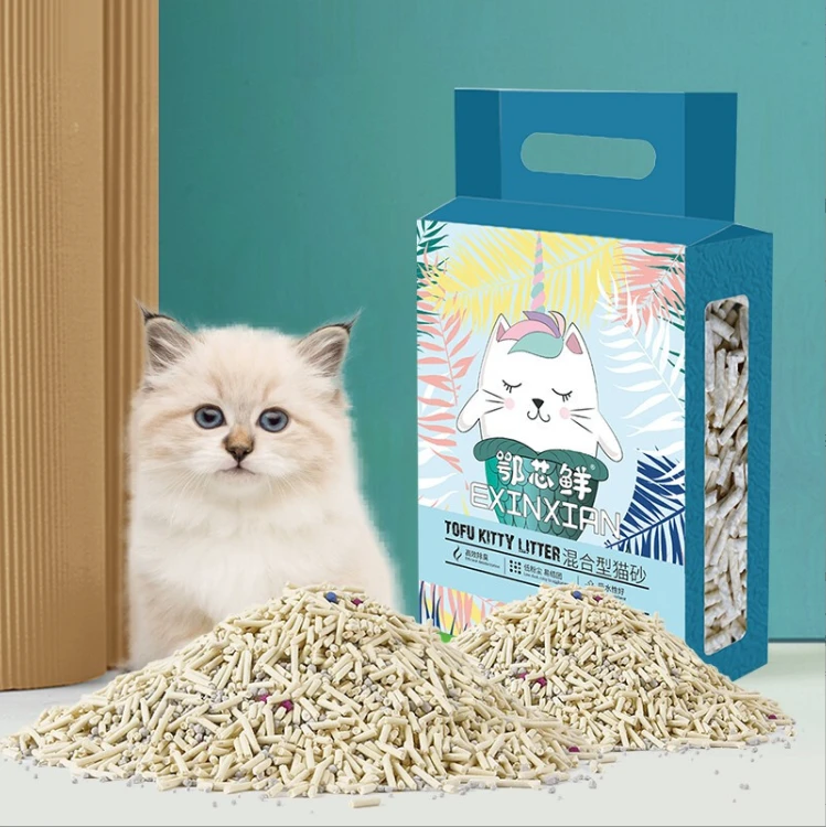 结团颗粒家用强效适合猫砂防臭无粉尘除细菌小米除臭无尘矿石猫砂