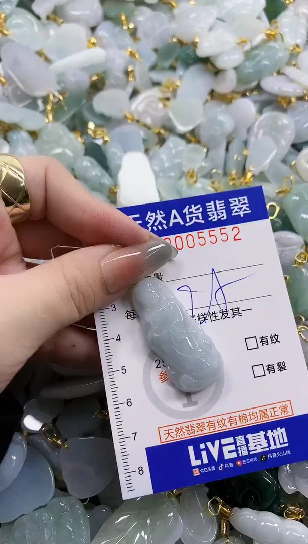 颈饰未镶嵌翡翠天然A货翡翠