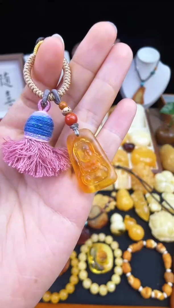 未镶嵌琥珀珠宝奇石柒月