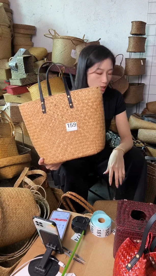 草编草编包/草编收纳盒微瑕疵