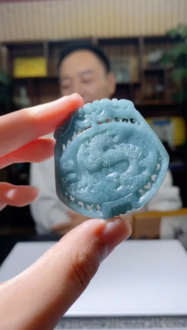 颈饰未镶嵌翡翠JJ翡翠吊坠-41