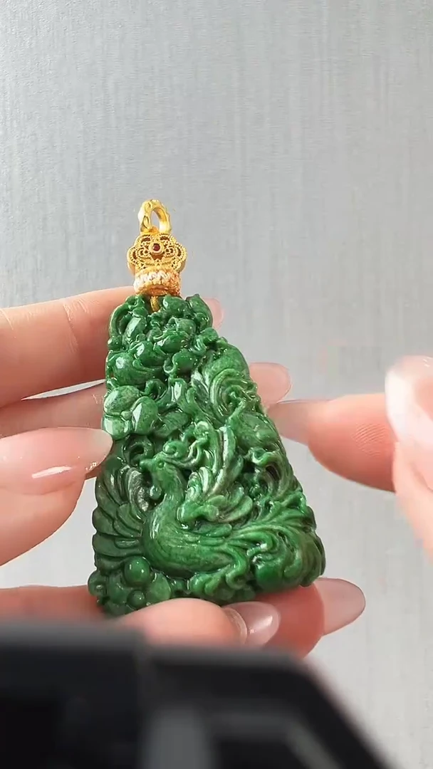颈饰未镶嵌翡翠凤凰