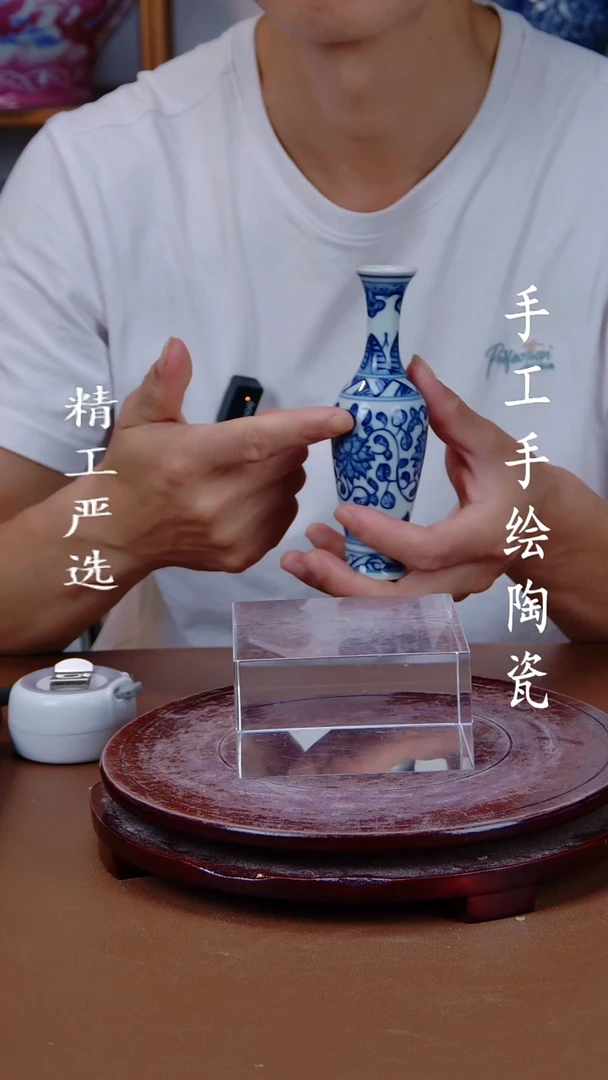 瓶景德镇手工手绘陶瓷摆件23