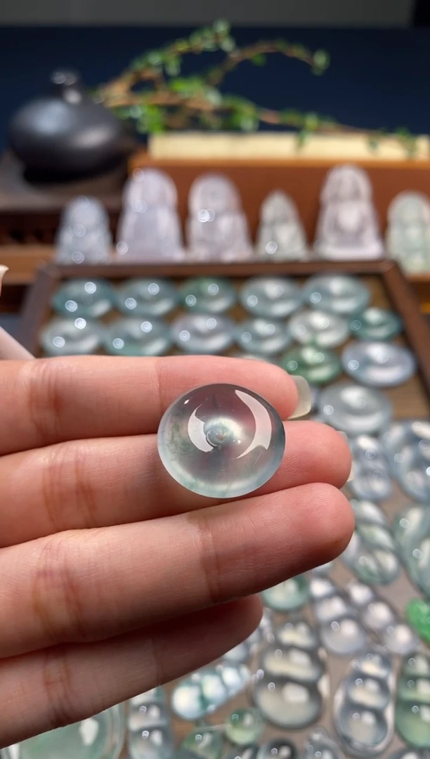 吊坠(不含链)未镶嵌翡翠扣子