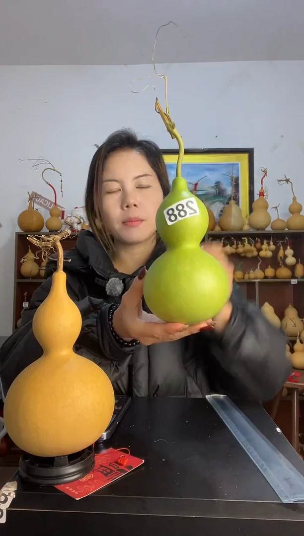 288天然葫芦摆件 一物一拍龙头不保售后