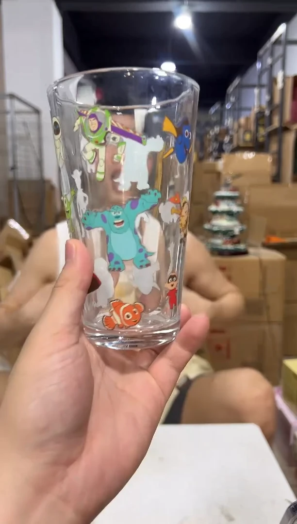 瓷片皮克斯合集玻璃杯