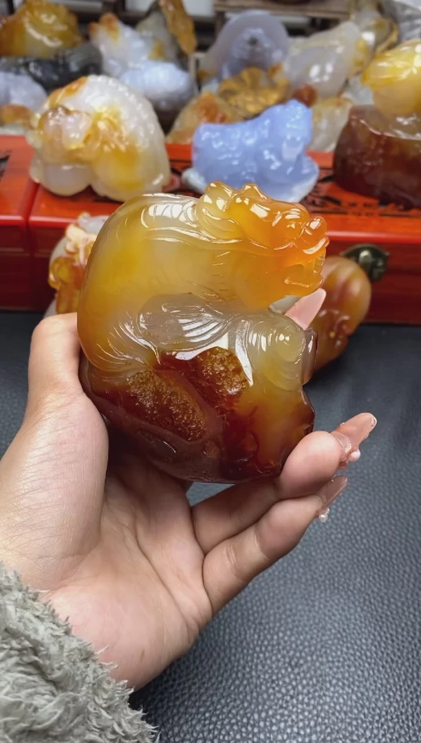 【闪购商品】玛瑙/玉髓摆件未镶嵌00
