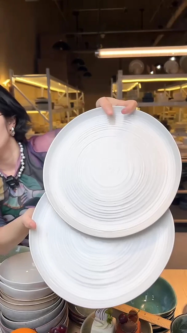 瓷73外贸尾货高温釉下彩陶瓷餐具默认微瑕