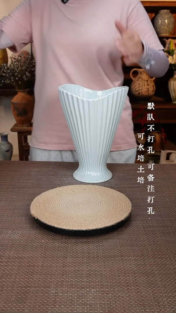 摆件056景德镇陶瓷花瓶