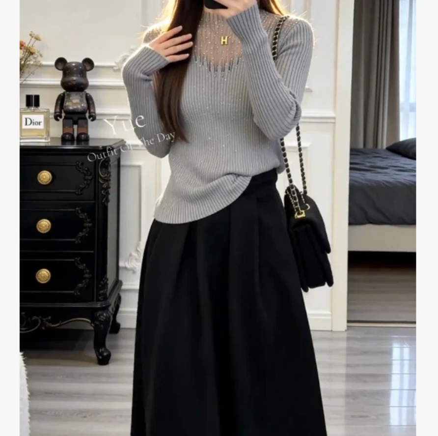 2025冬季新款潮流韩版爆款网红上衣裙子女美O100