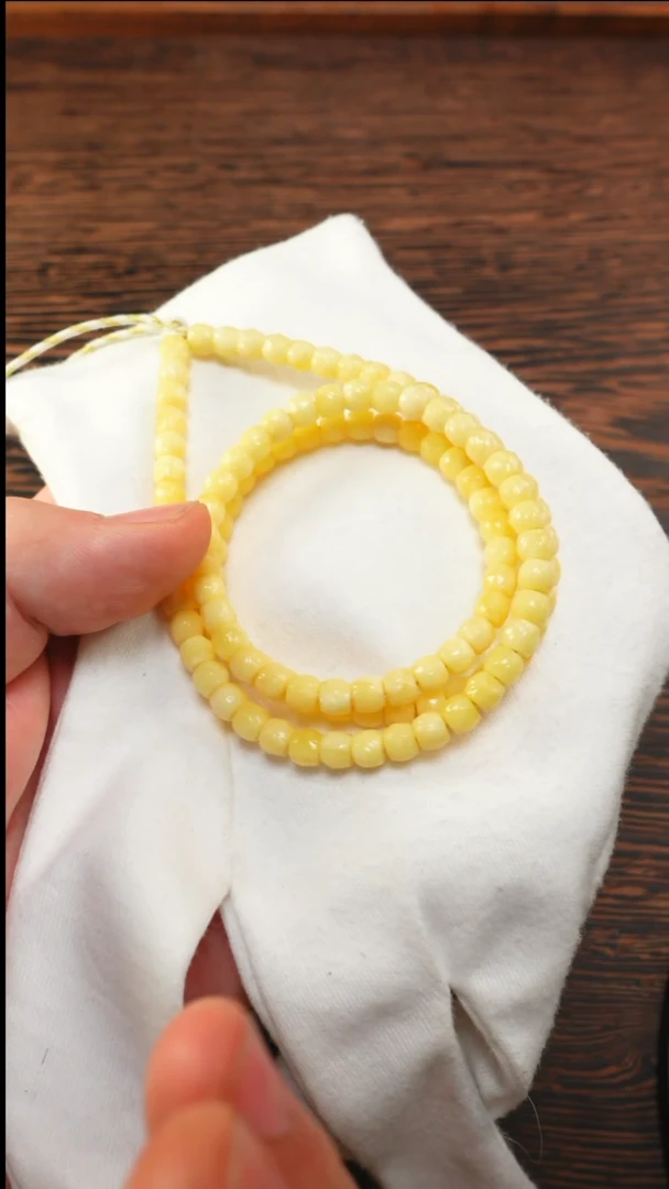 【闪购商品】蜜蜡手链未镶嵌2537/ 无相拉丝蜜蜡108