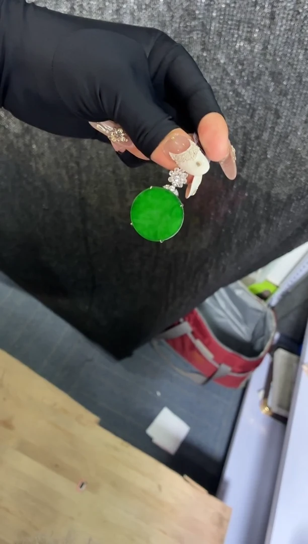 银S925镶嵌定制翡翠55定制翡翠-多样性发货（发其一）