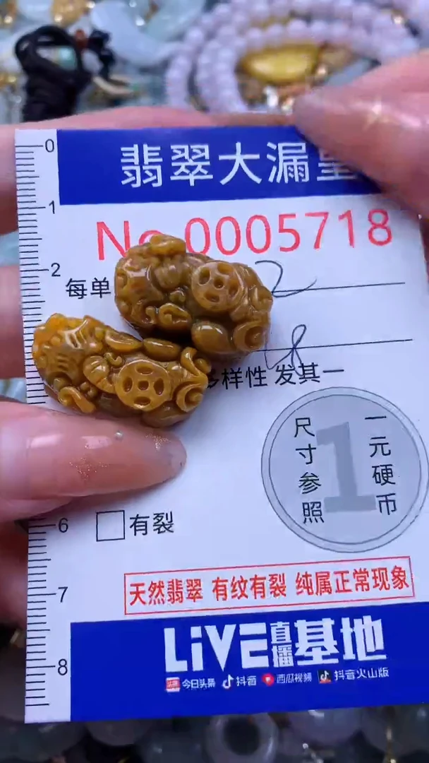 翡翠未镶嵌吊坠(不含链)5718