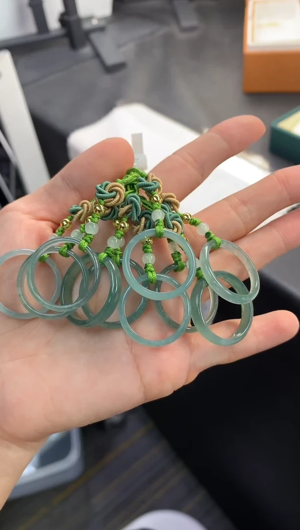 未镶嵌挂件翡翠FC416 翡翠手机挂 多样性发其一