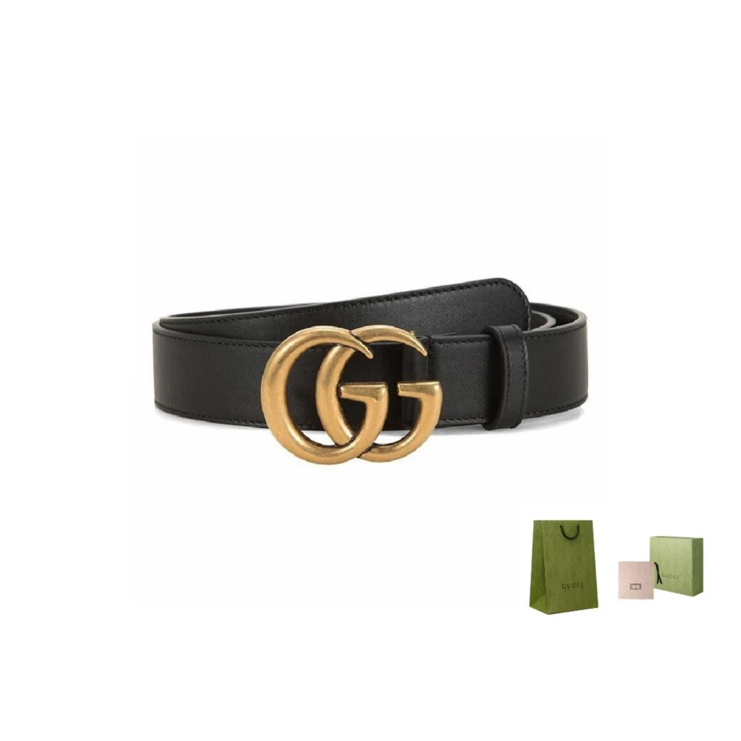 GUCCI古驰时尚休闲皮带3cm+品牌收纳盒414516-AP00T-1000
