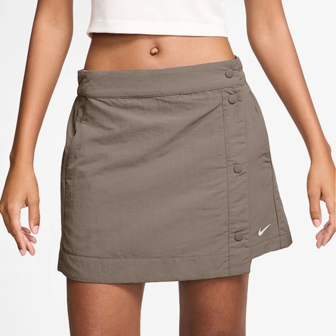 【耐克/商场同款新品】NIKE女子卡其色刺绣标休闲裙裤HM6980-214