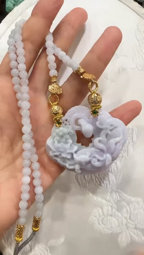 颈饰未镶嵌翡翠国风