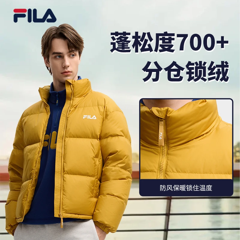 Fila/斐乐男女【85鸭绒RGB】冬季户外运动加厚多彩色情侣外套羽绒服