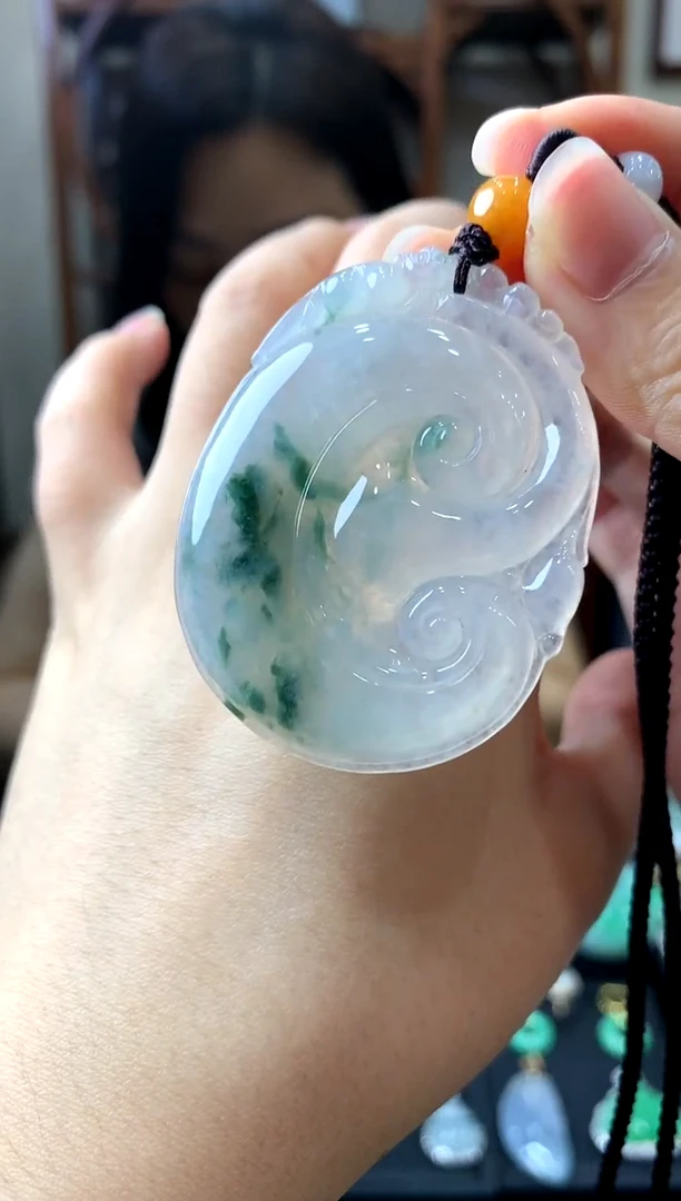 翡翠未镶嵌吊坠(不含链)挂件