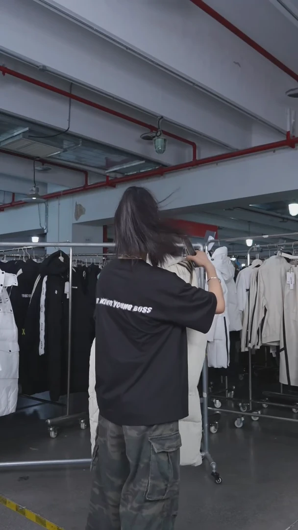 YKYB爆款长款羽绒服637 米白色 L码