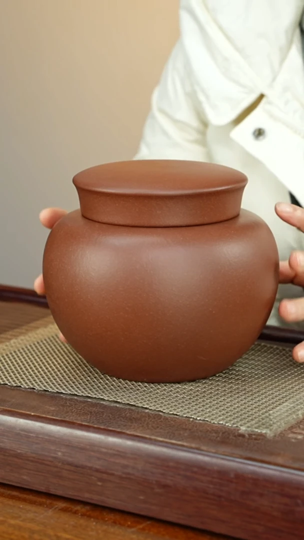 宜兴原矿紫砂茶叶罐