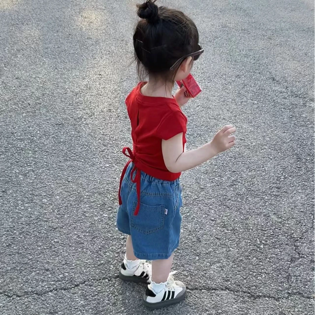 儿童裤子条纹羊羔绒裤秋冬-266