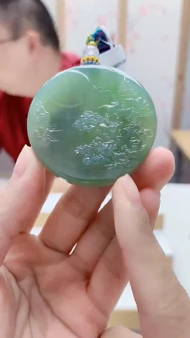 未镶嵌定制翡翠5167lr-毛货挂件126