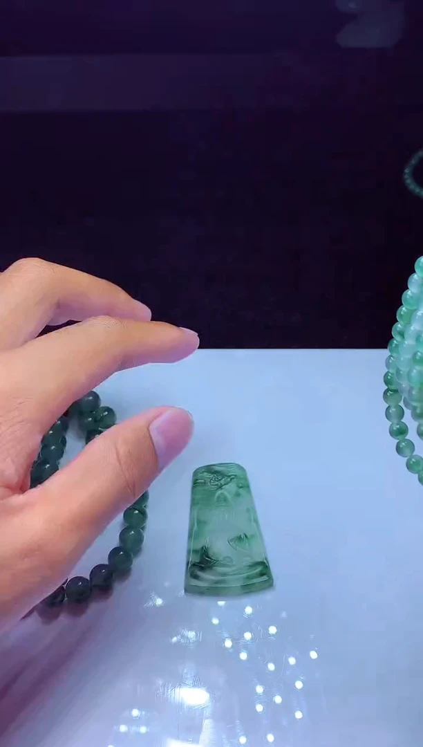 未镶嵌定制翡翠福*#翡翠毛货定制